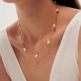 Irregular Baroque Pearl Chain Necklace