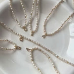 26 Letter Initial Pearl Necklace gembea jewelry