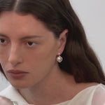 Florence Tiny Freshwater Pearl Drop Earrings gembea jewelry