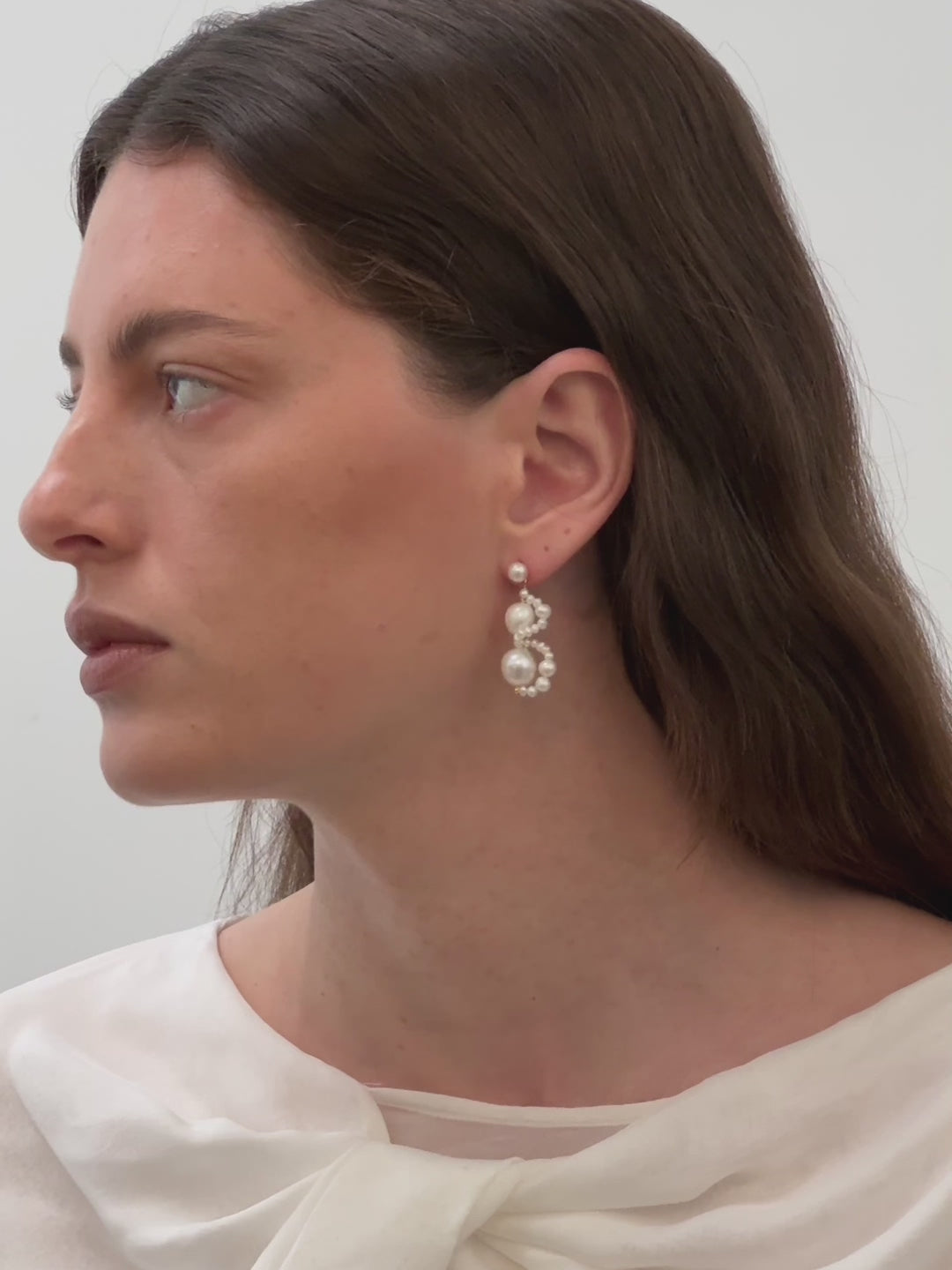 Nice Freshwater Pearl Drop Earrings gembea jewelry