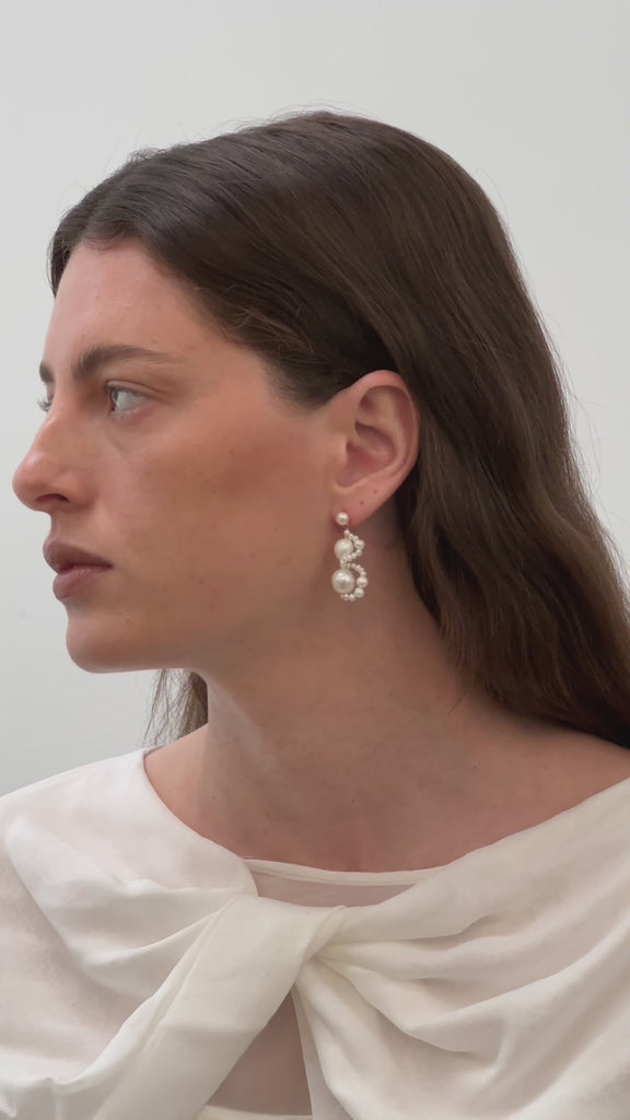 Nice Freshwater Pearl Drop Earrings gembea jewelry