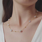 Irregular Baroque Pearl Chain Necklace