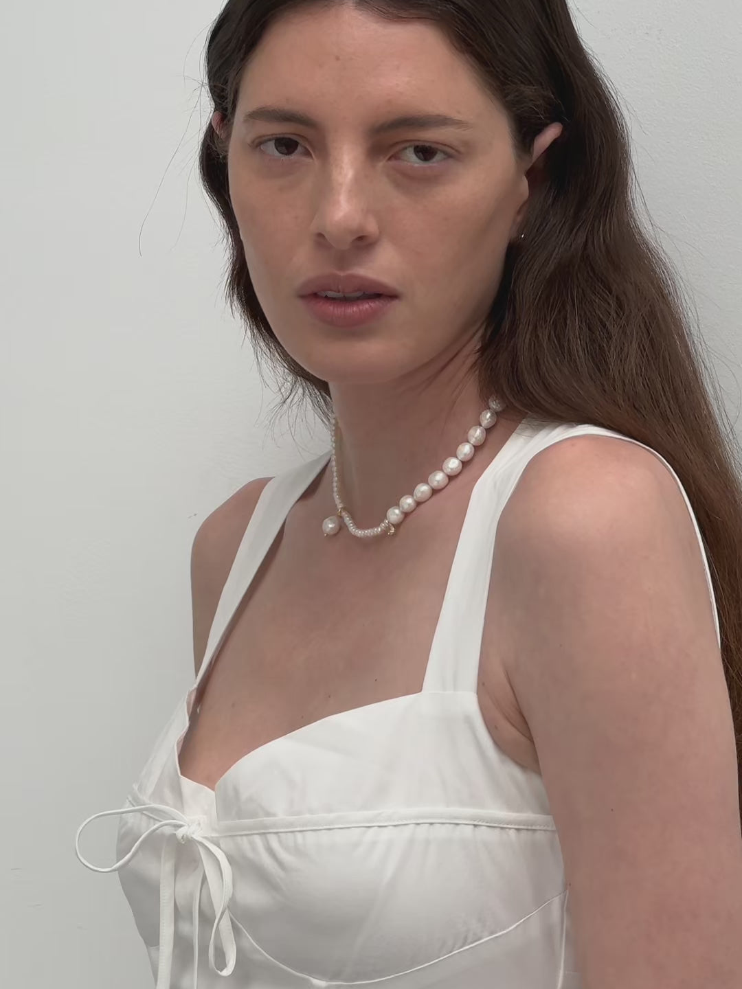 Freshwater Pearl Aurora Necklace gembea jewelry