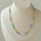 Joy Beads Rainbow Crystal Beads Necklace