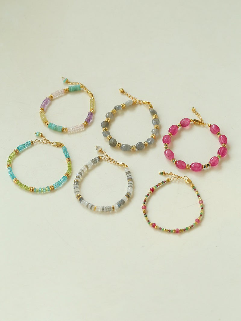 Joy Beads Rainbow Crystal Bracelet-Gembea Jewelry