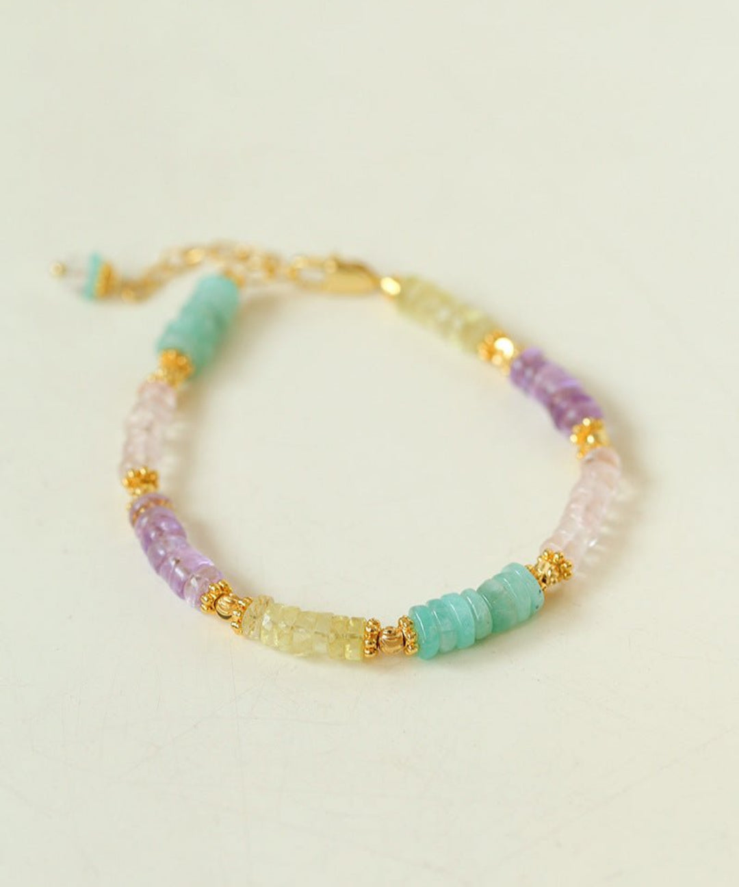 Joy Beads Rainbow Crystal Bracelet-Gembea Jewelry