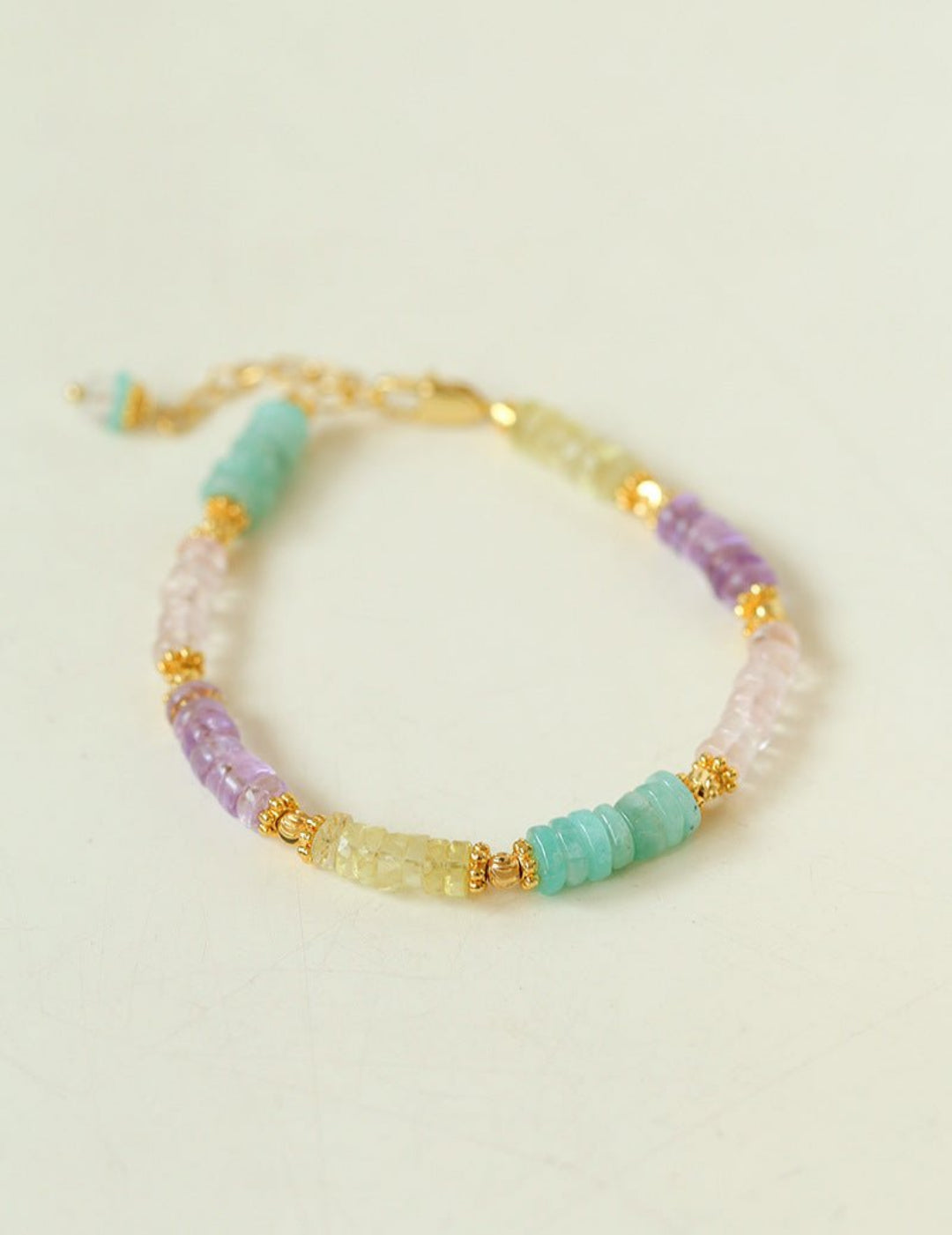 Joy Beads Rainbow Crystal Bracelet-Gembea Jewelry