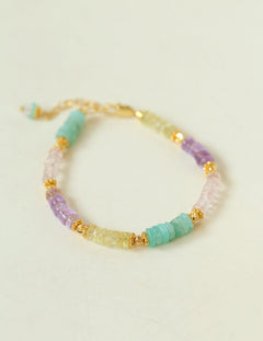 Joy Beads Rainbow Crystal Bracelet-Gembea Jewelry