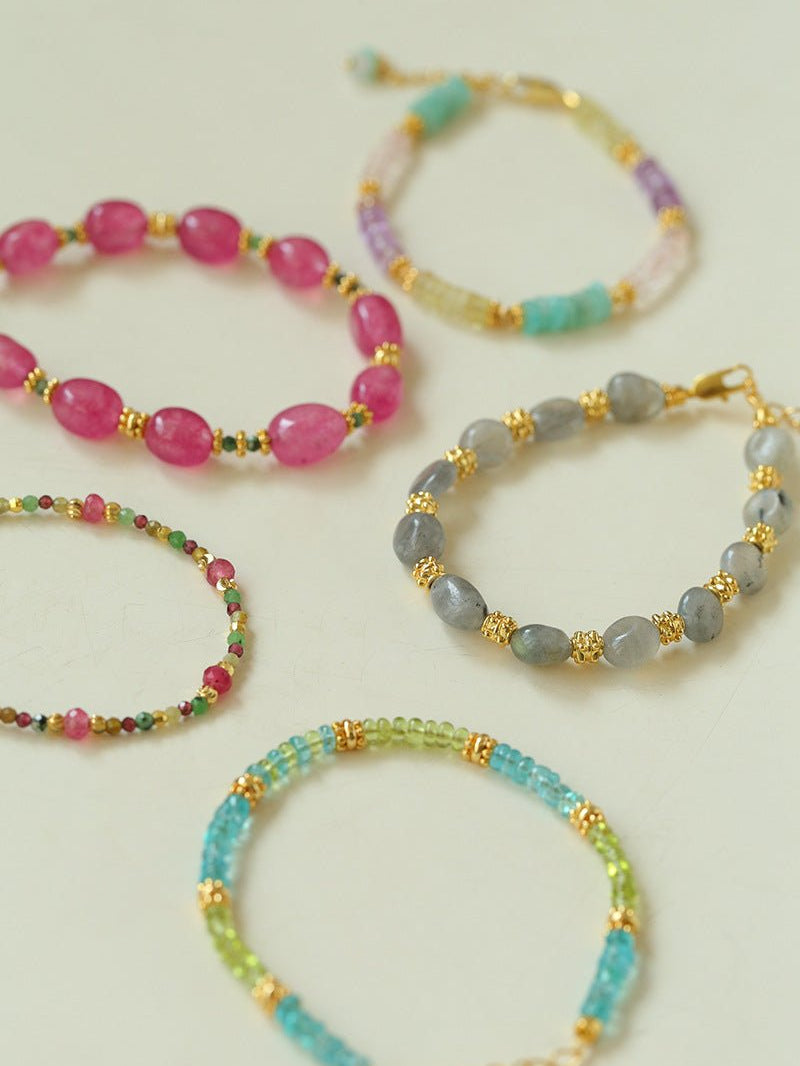 Joy Beads Rainbow Crystal Bracelet-Gembea Jewelry
