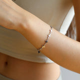 Simple Cross Gold Silver Chain Bracelet gembea jewelry