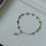 Simple Cross Gold Silver Chain Bracelet gembea jewelry