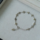 Simple Cross Gold Silver Chain Bracelet gembea jewelry