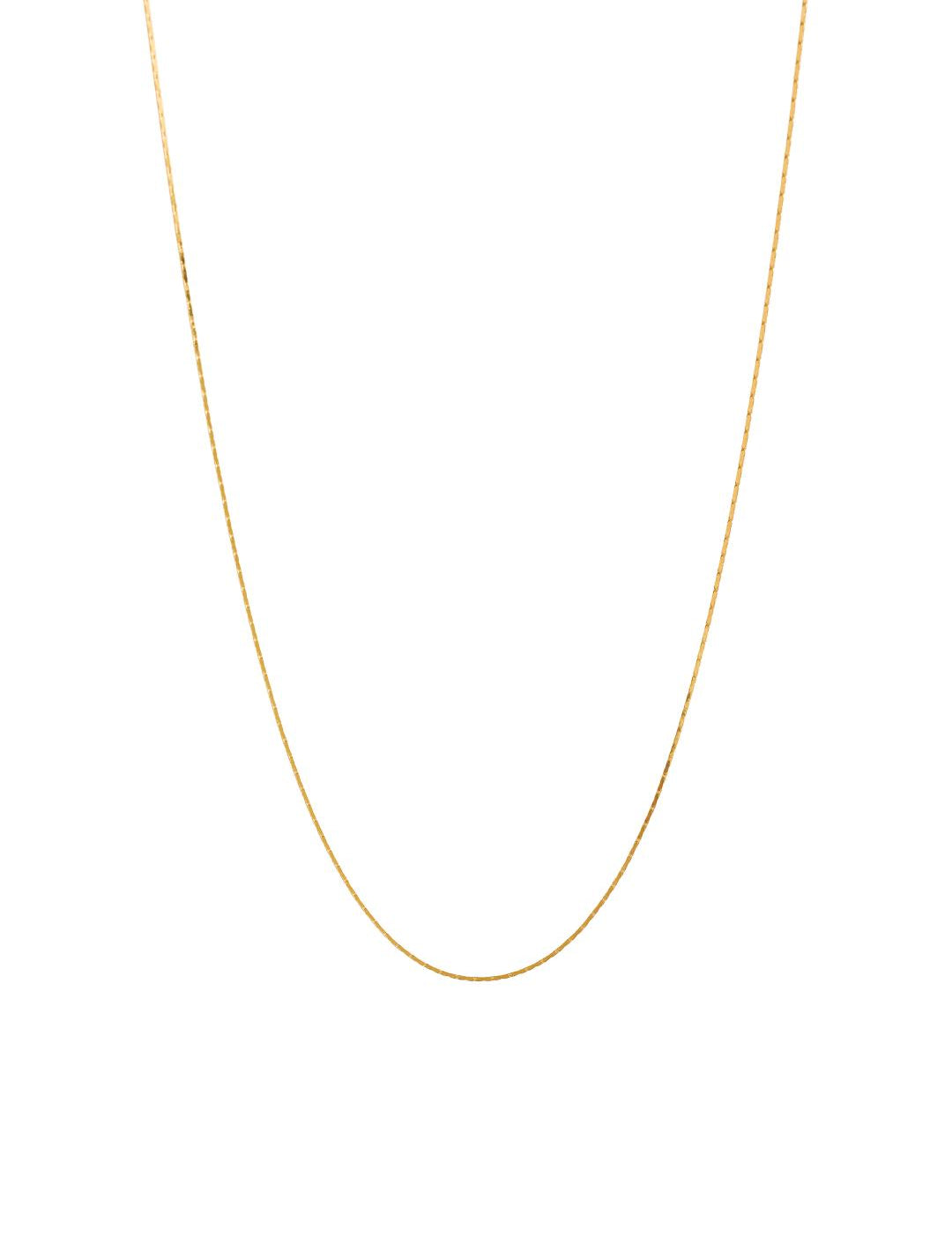 simple gold chain fine necklace gembea jewelry