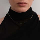 Simple Gold Chain Fine Necklaces gembea jewelry