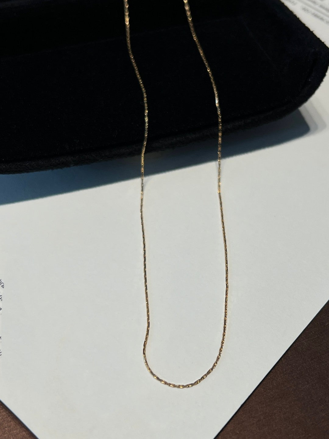 Simple Gold Chain Fine Necklaces gembea jewelry