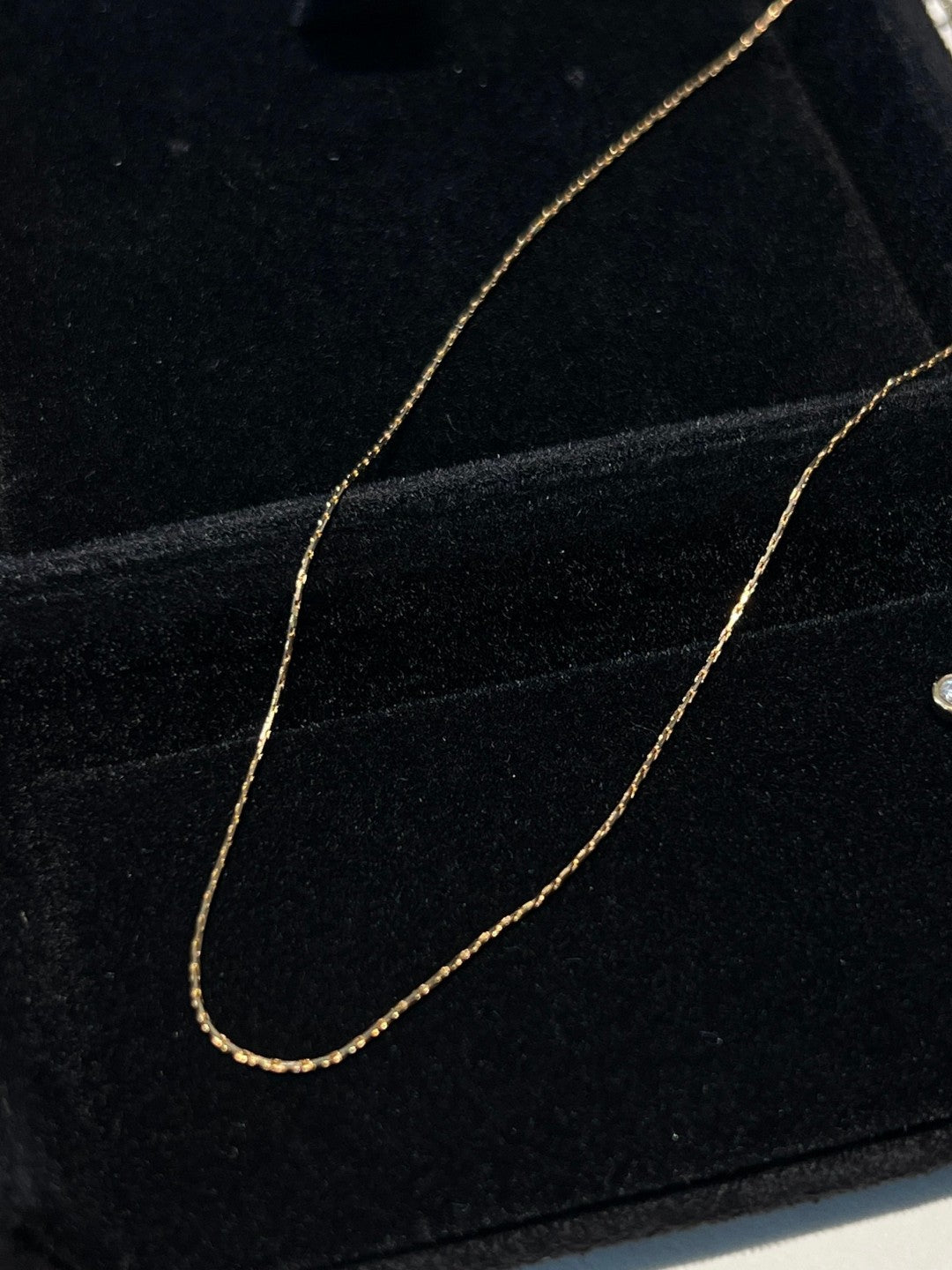 Simple Gold Chain Fine Necklaces gembea jewelry