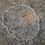 Lace-trimmed Pearl Necklace-Gembea jewelry