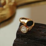Style A Vintage Antique Coin Lion Bee Ring-Gembea Jewelry