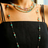 Gioia perle bianche Moonstone Perle Collana