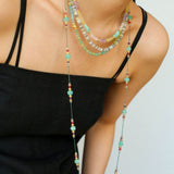 Gioia perle bianche Moonstone Perle Collana
