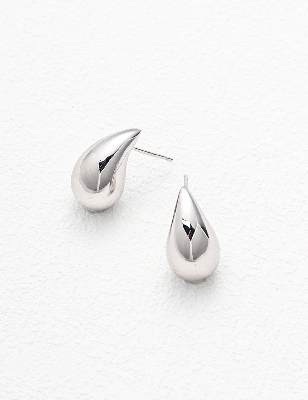 Sterling Silver Drop Stud Earrings Gembea