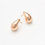 18K Gold Sterling Silver Drop Stud Earrings Gembea