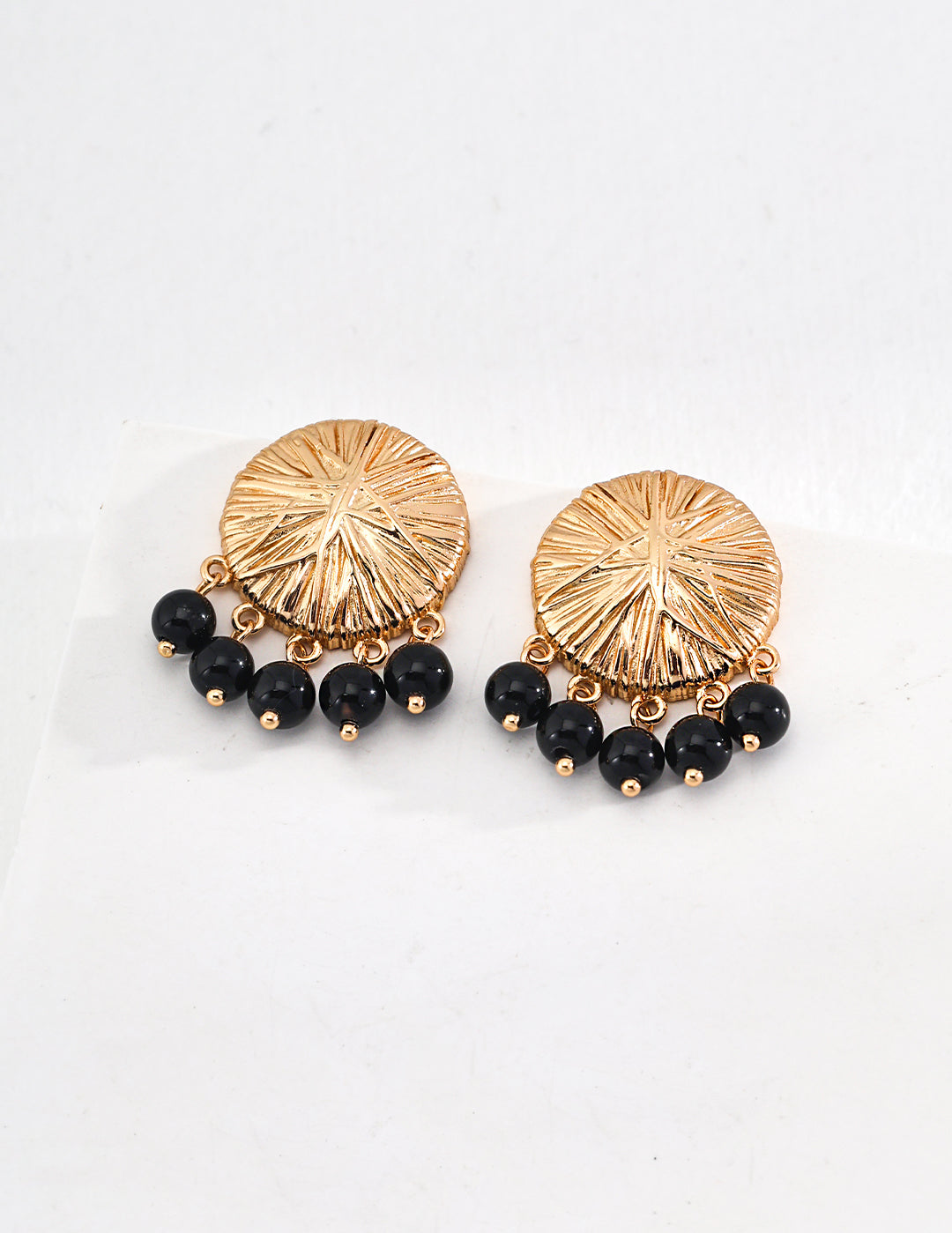 Black Agate Earrings