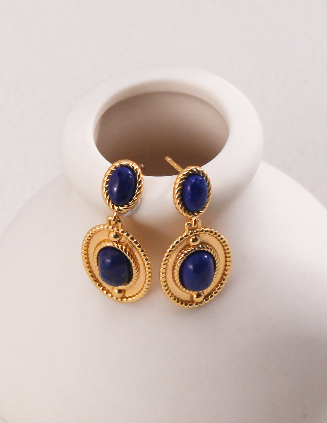 Lapis Lazuli Gemstone Earrings