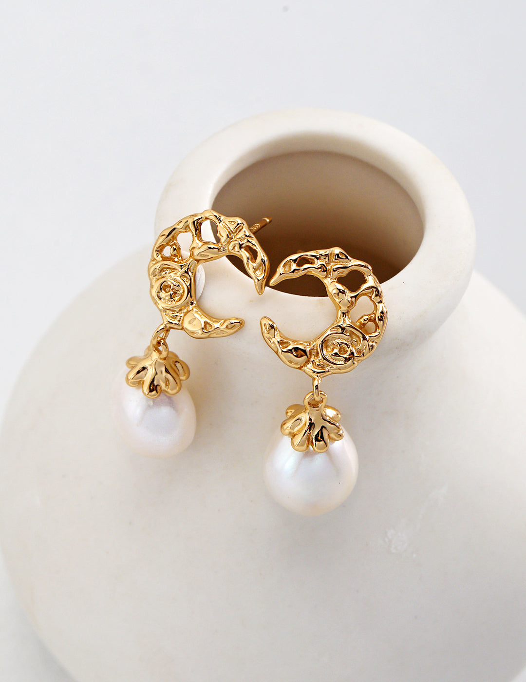 Pearl Drop Earrings Gembea