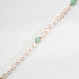 Minimalist Style Jasper Pearl Beaded Necklace