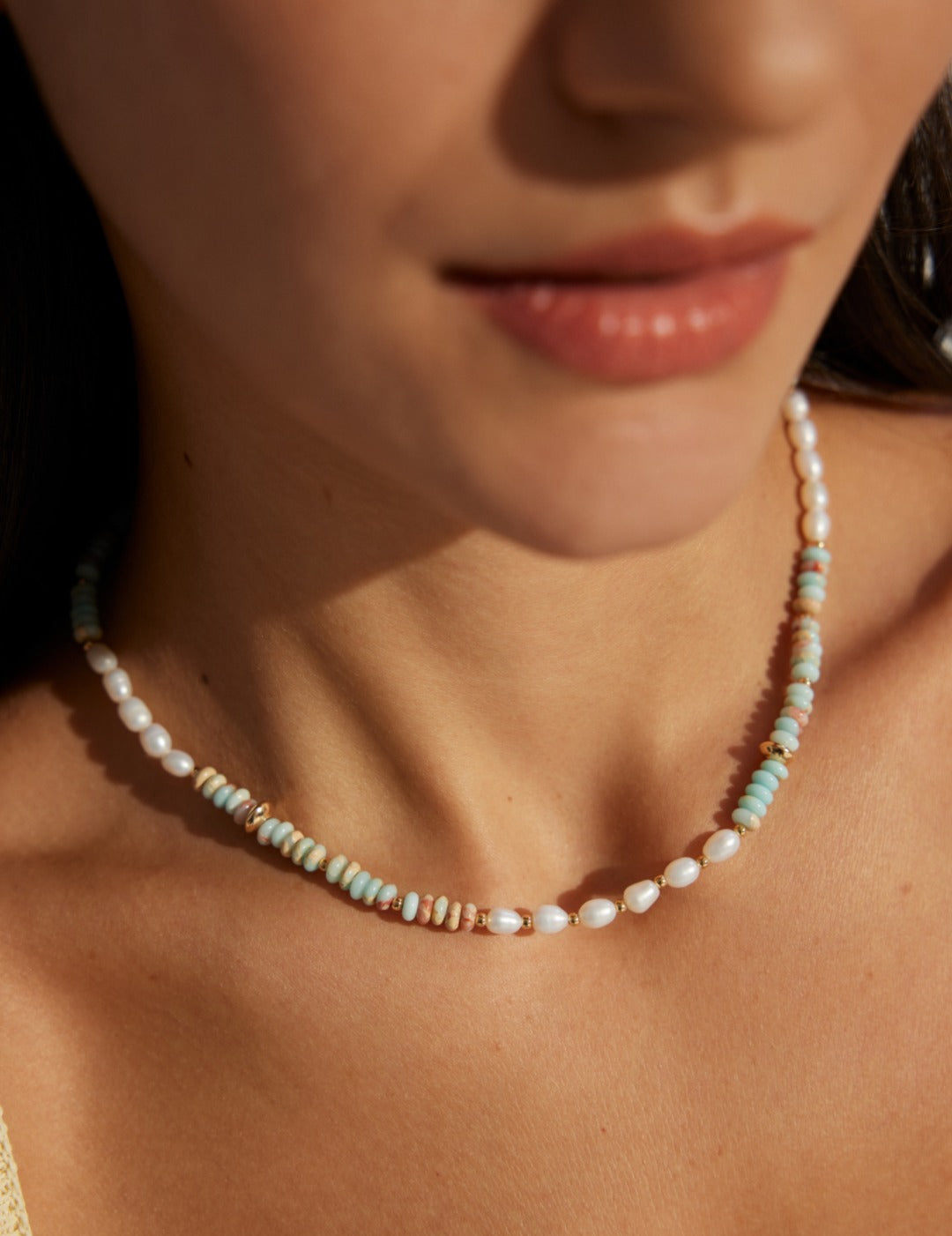 Gemstone Bead Necklace