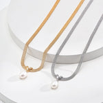 Massive Freshwater Pearl Pendant Necklace