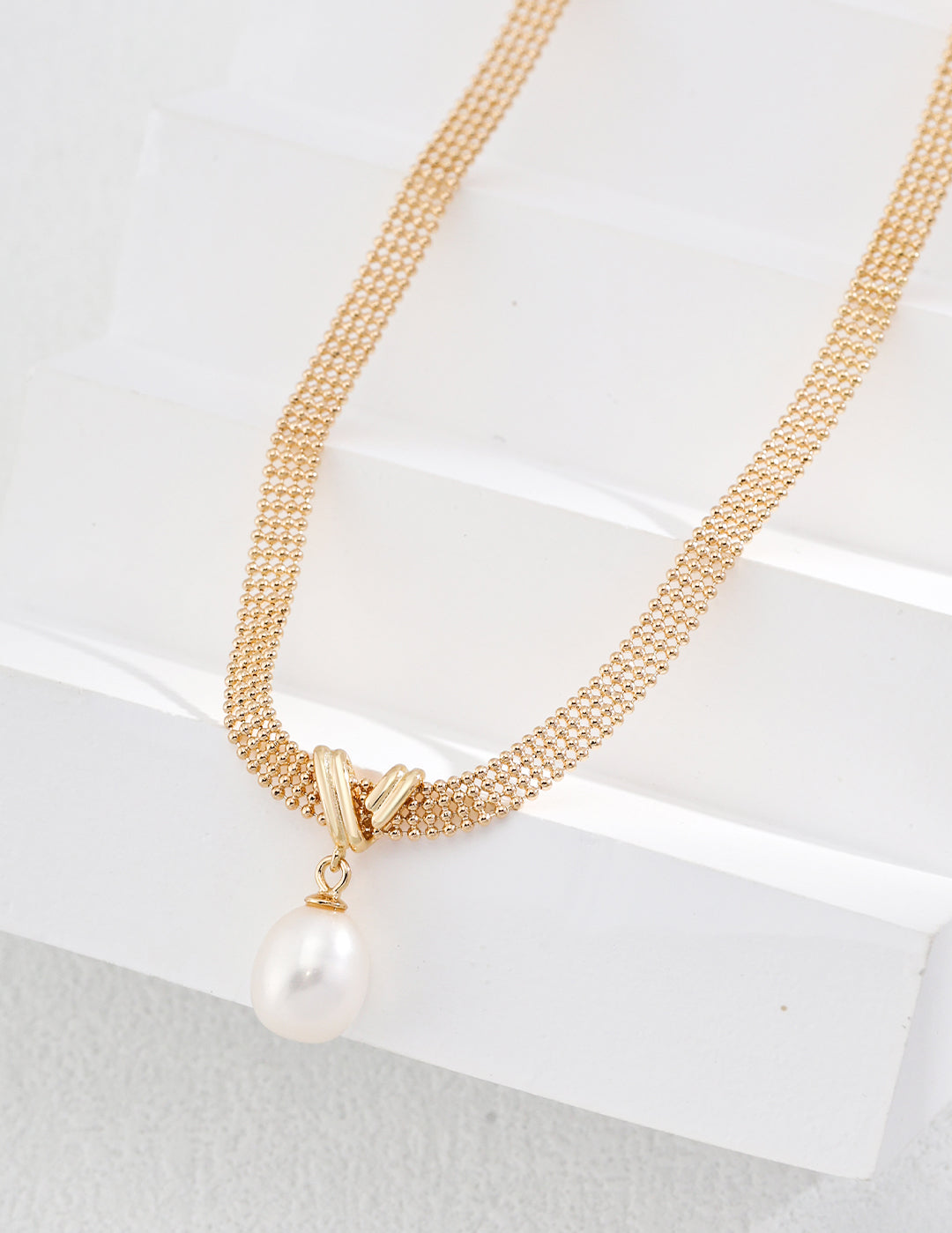 Massive Freshwater Pearl Pendant Necklace