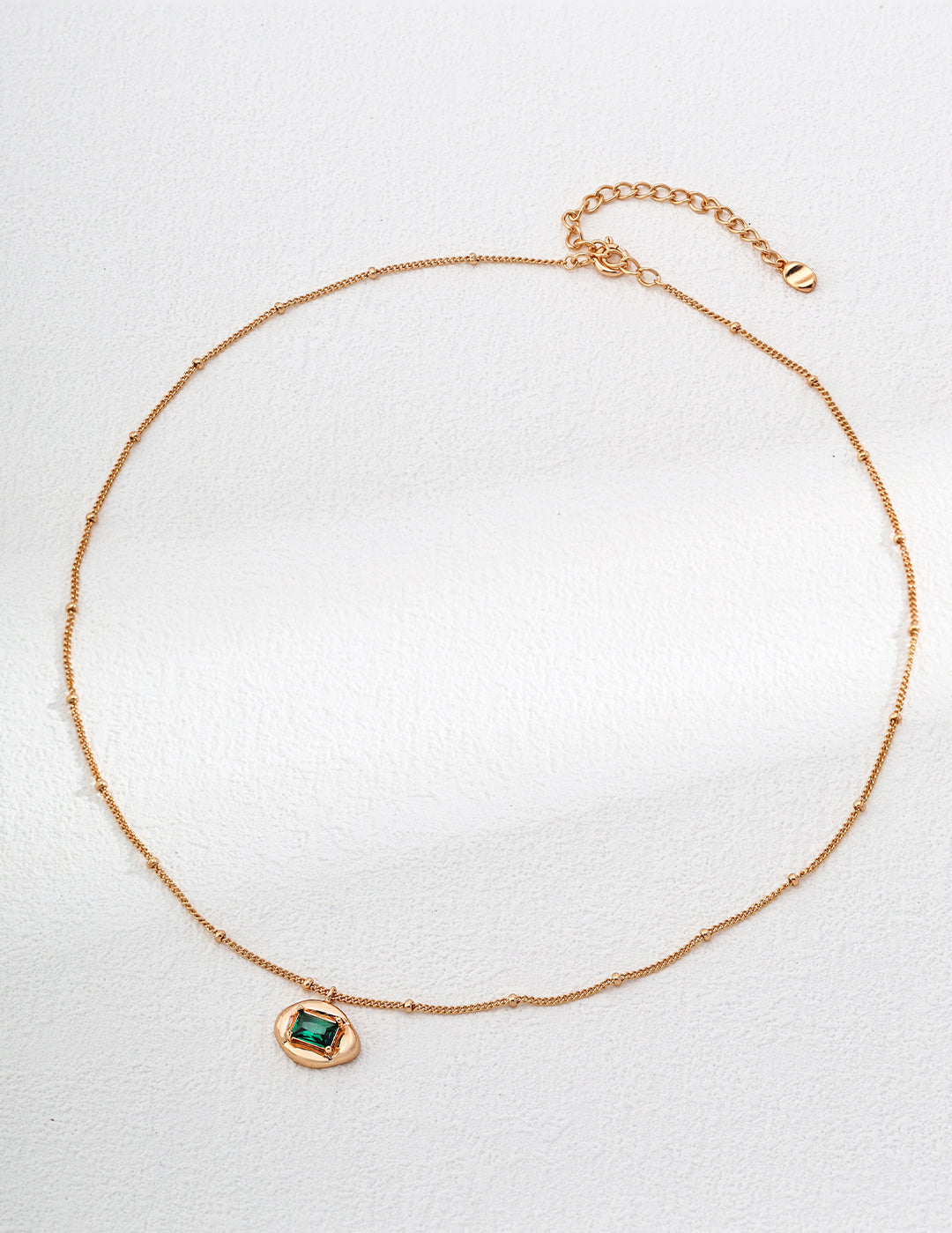 Zircon Gemstone Chain Necklaces Gembea