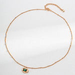 Zircon Gemstone Chain Necklaces Gembea