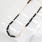 Black Agate Gemstone Necklace