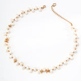 Staggered Design Beaded Pearl of Necklace