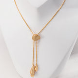 Adjustable Long Pull Pearl Necklaces