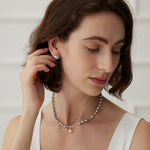 Luxury Natural Grey Freshwater Pearl Necklaces