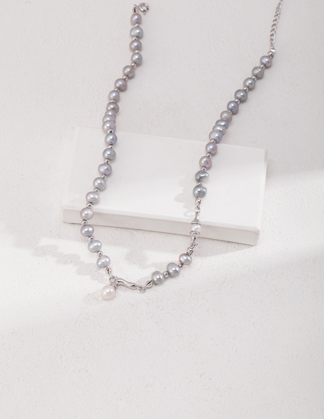 Grey Freshwater Pearl Necklaces