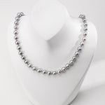 grey mother of  peal necklace