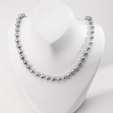 grey mother of  peal necklace