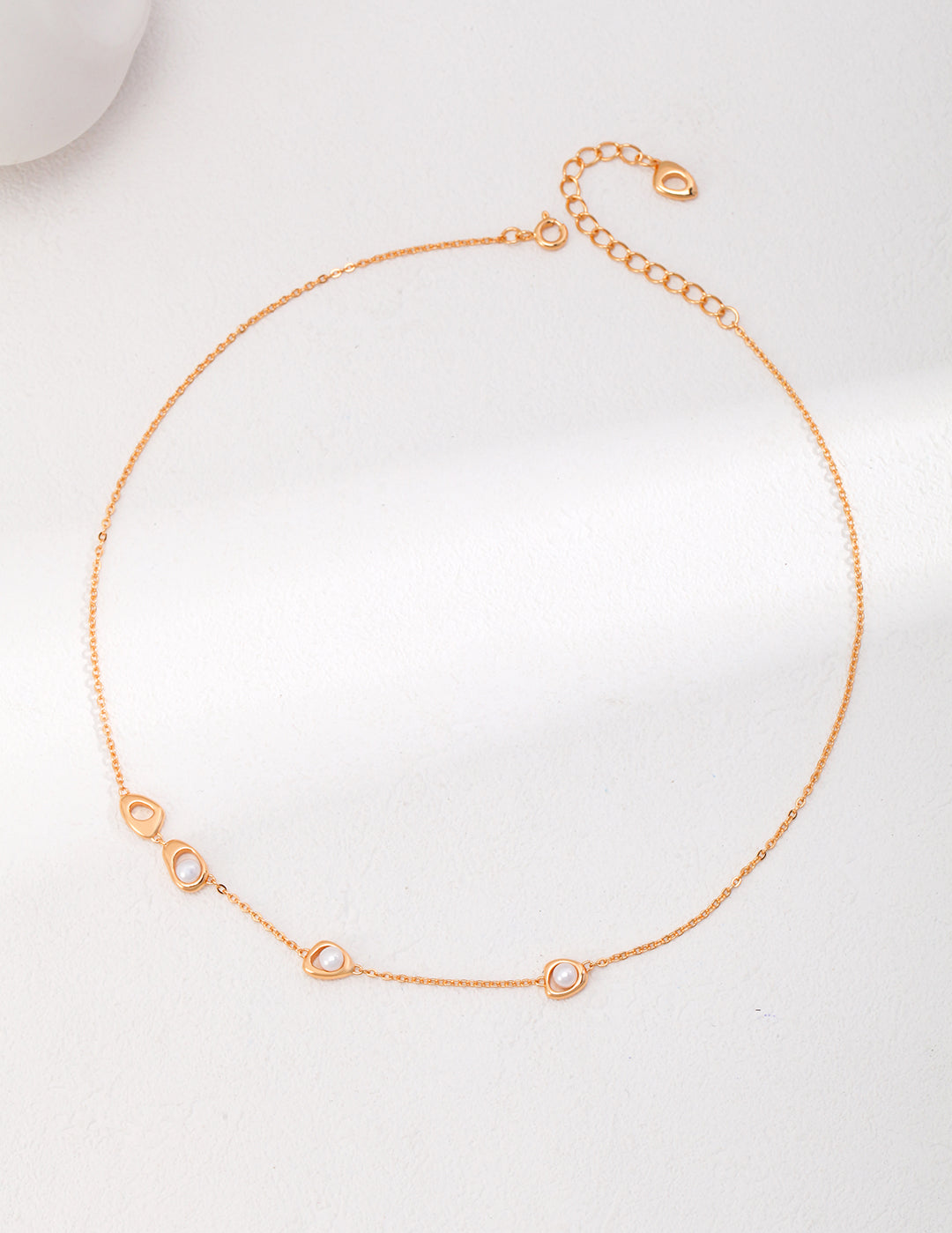 Elegant Chain and Pearl Stacking Necklace