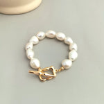 Minimalist Baroque Pearl Bracelets