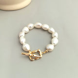 Minimalist Baroque Pearl Bracelets