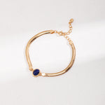 Tiger's eye Lapis Lazuli Chain Gemstone Bracelets