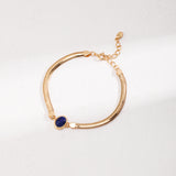 Tiger's eye Lapis Lazuli Chain Gemstone Bracelets