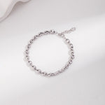 Versatile 925 Sterling Silver Chain Bracelet