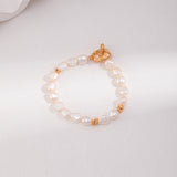 Simple Natural Baroque Pearl Bracelets