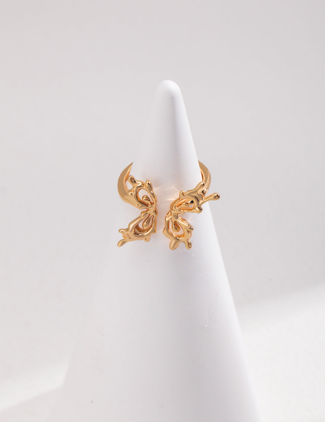 Butterfly Style 18K Gold Plated Rings